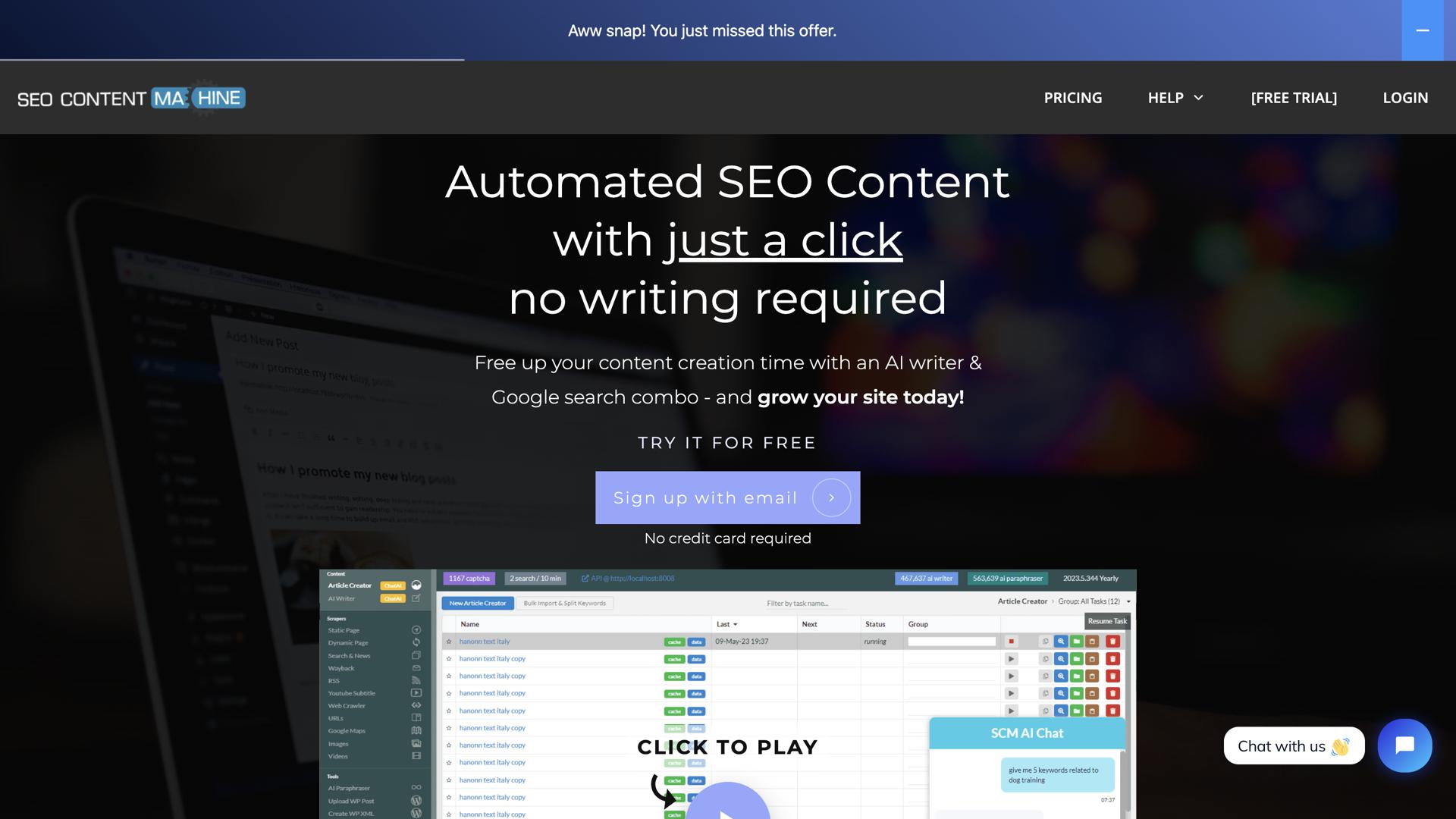 SEO Content Machine