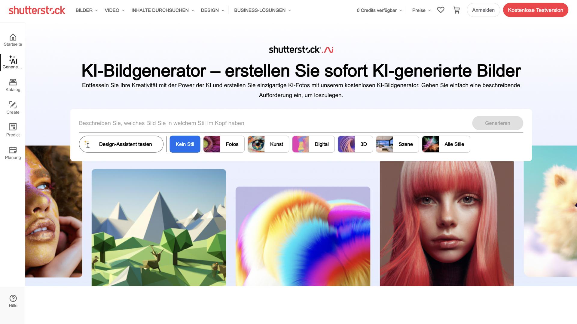Shutterstock image generator