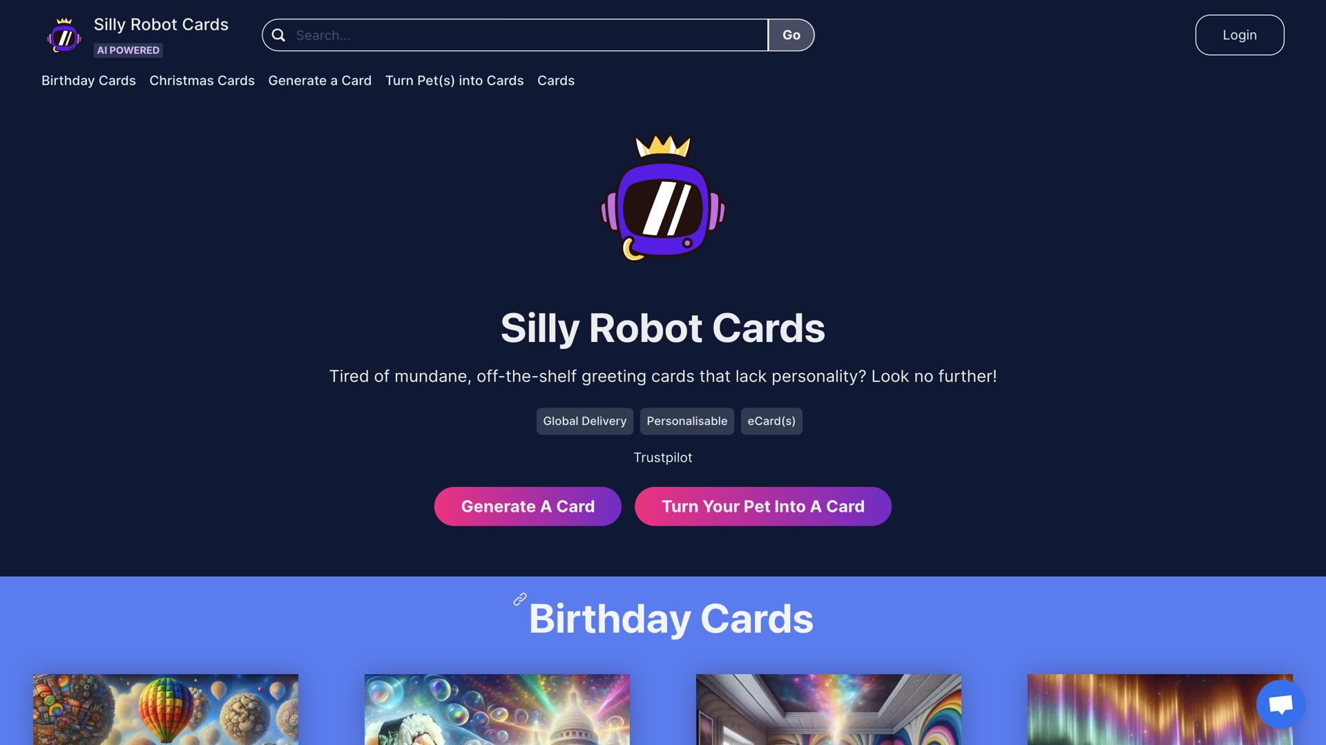 Silly Robot Cards