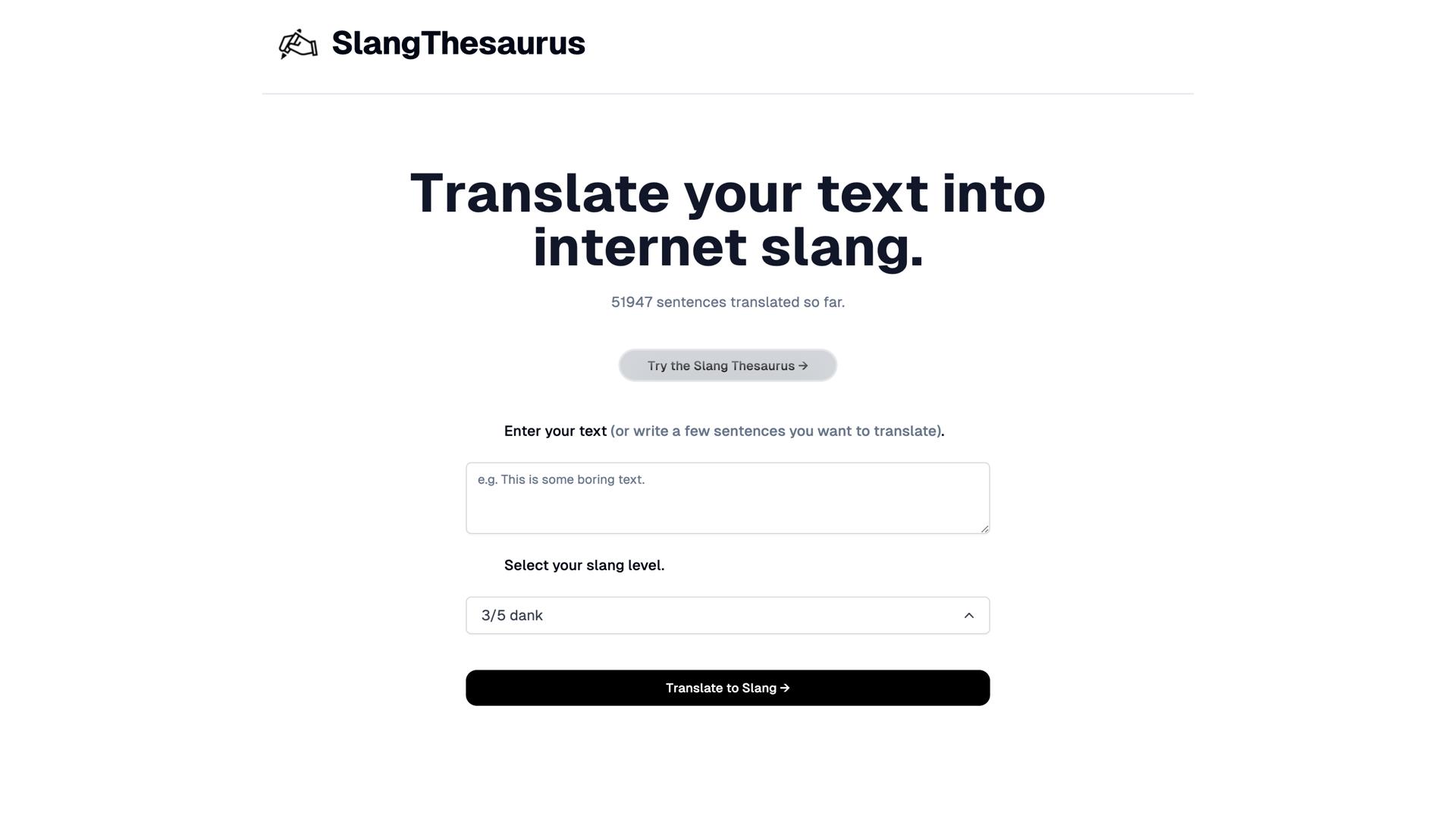 Slang Thesaurus