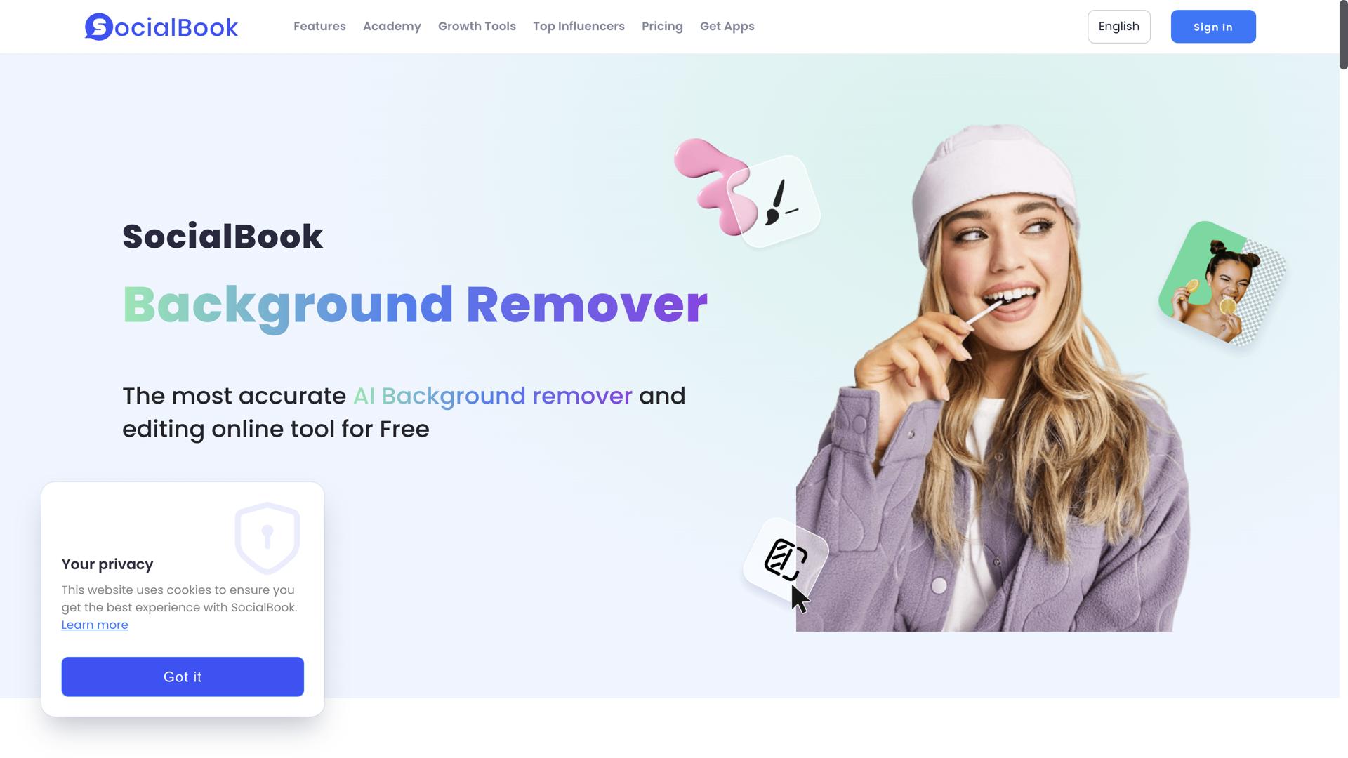 SocialBook Background Remover
