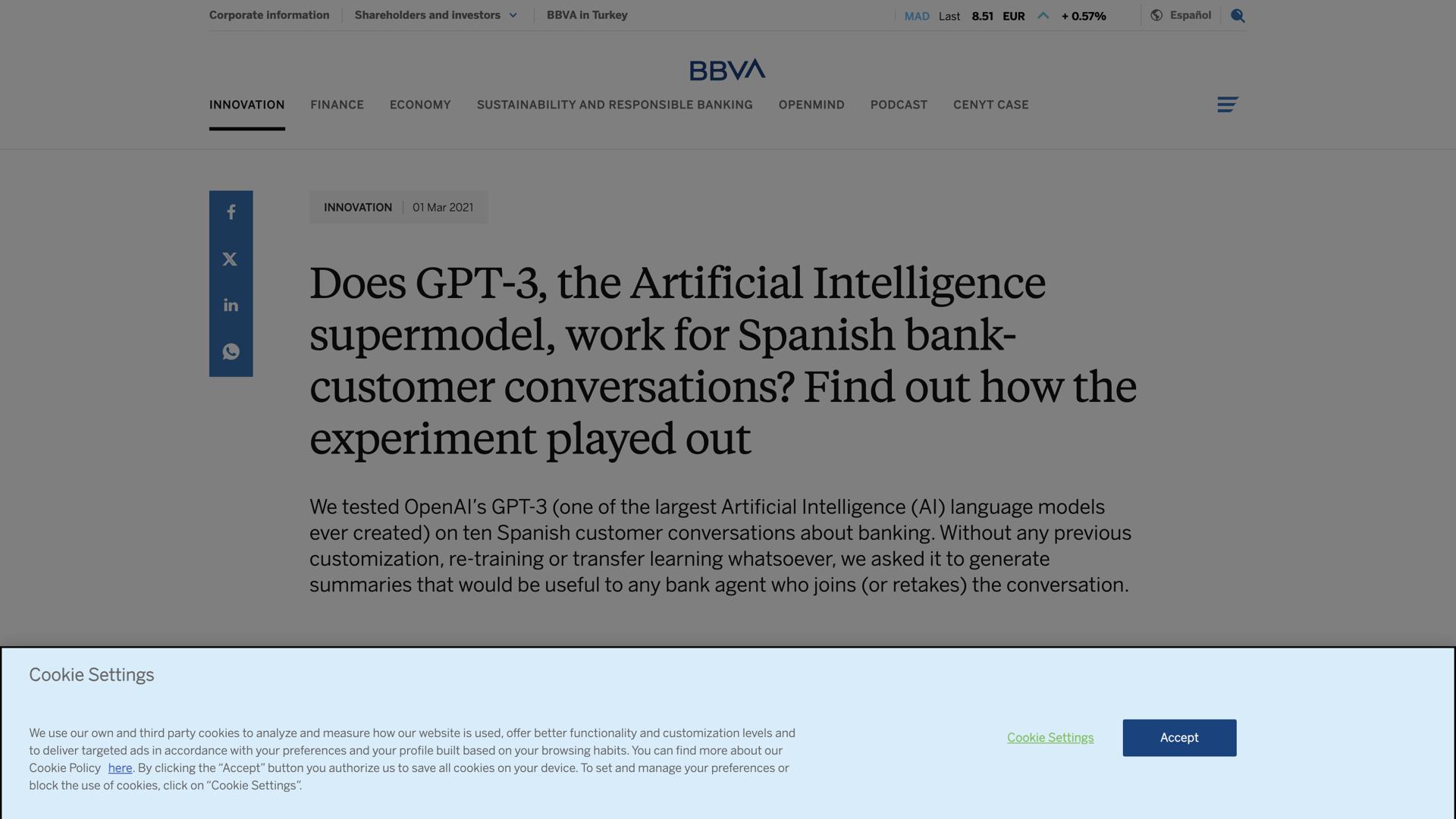 Spanish-speaking banking agent