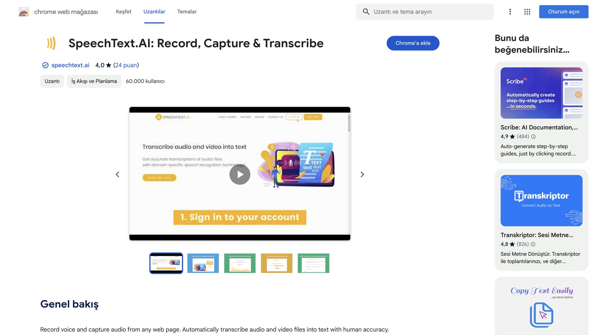 SpeechText.AI for Chrome