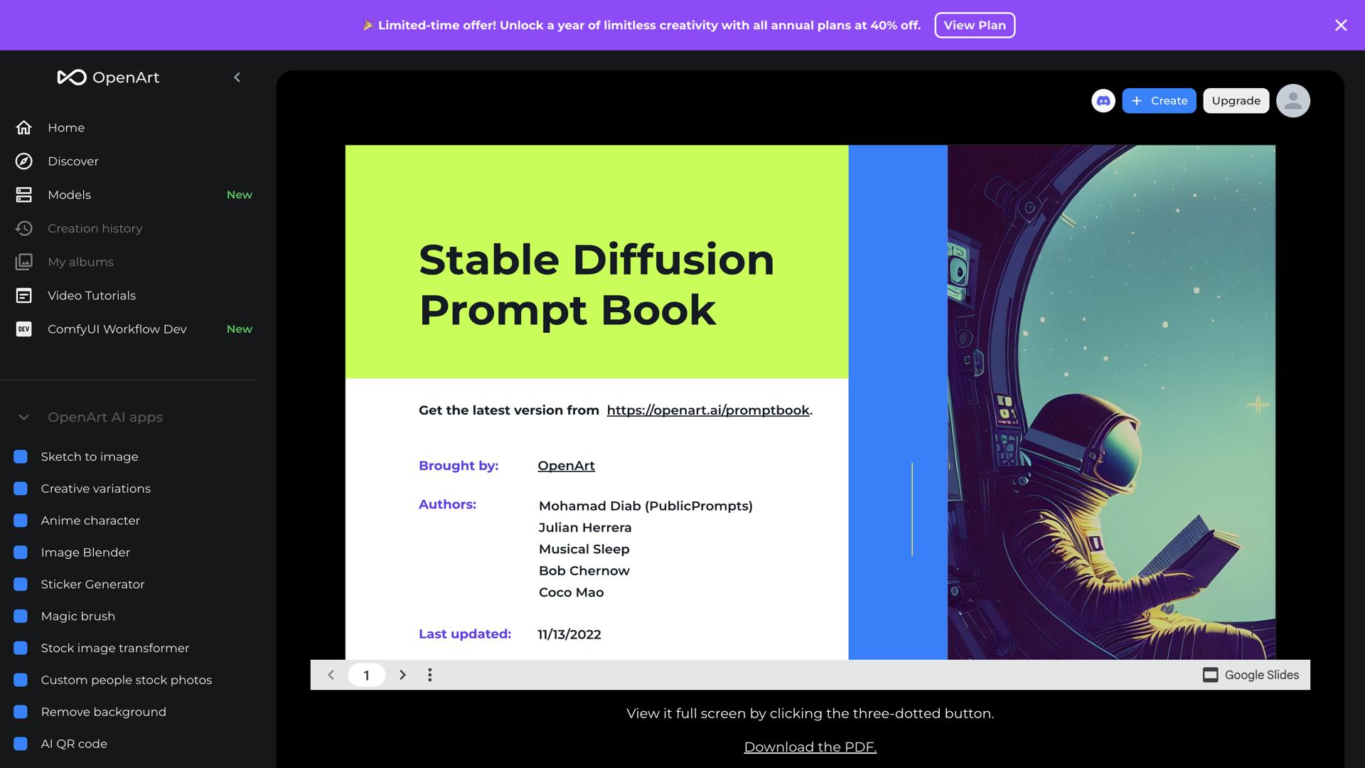 Stable Diffusion Prompt Book