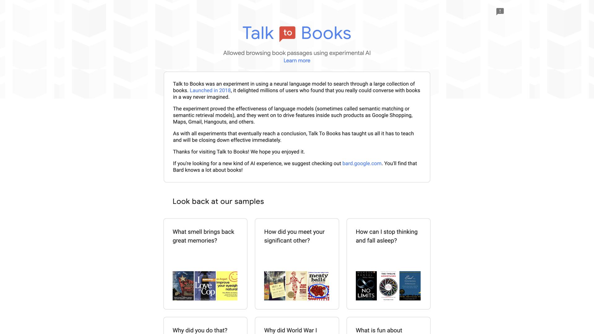 Talk To Books