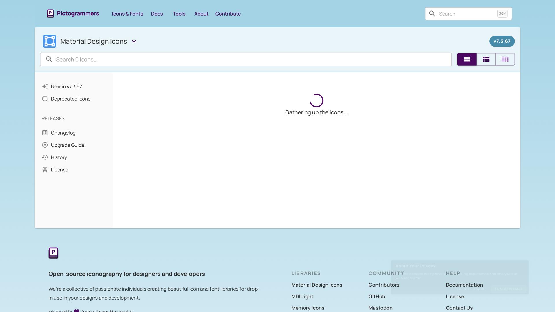 The Material Design Icons