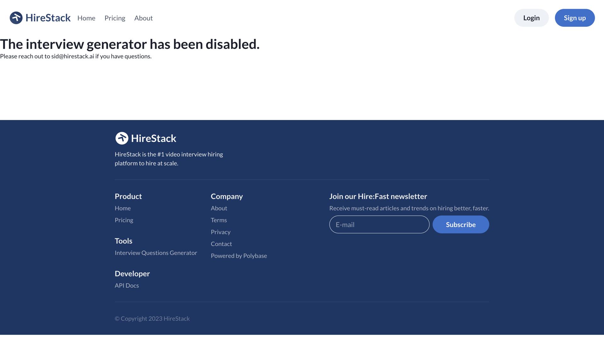 This Interview Does Not Exist Demo – HireStack