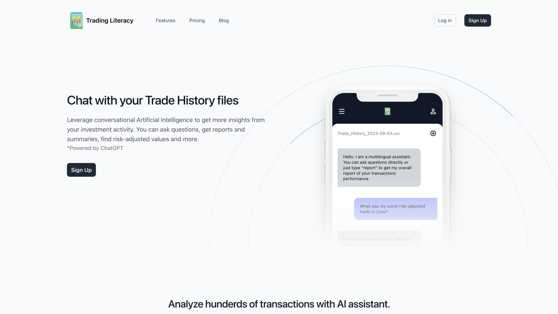 Trading Literacy Bot