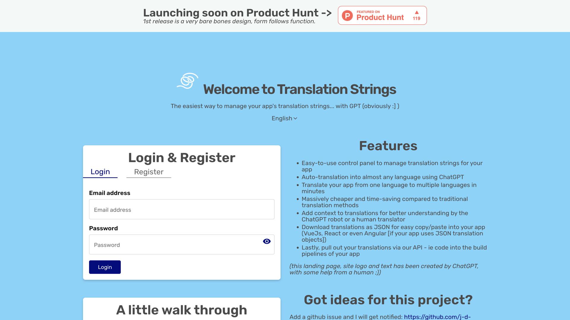 Translation Strings