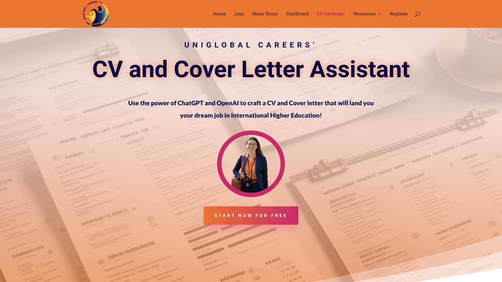 UniGlobal CV and Cover Letter Generator