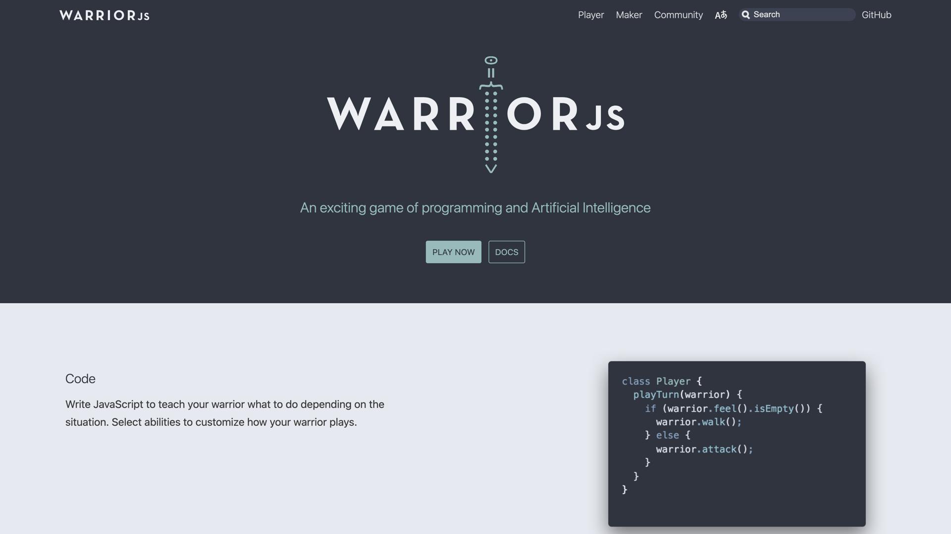 WarriorJS