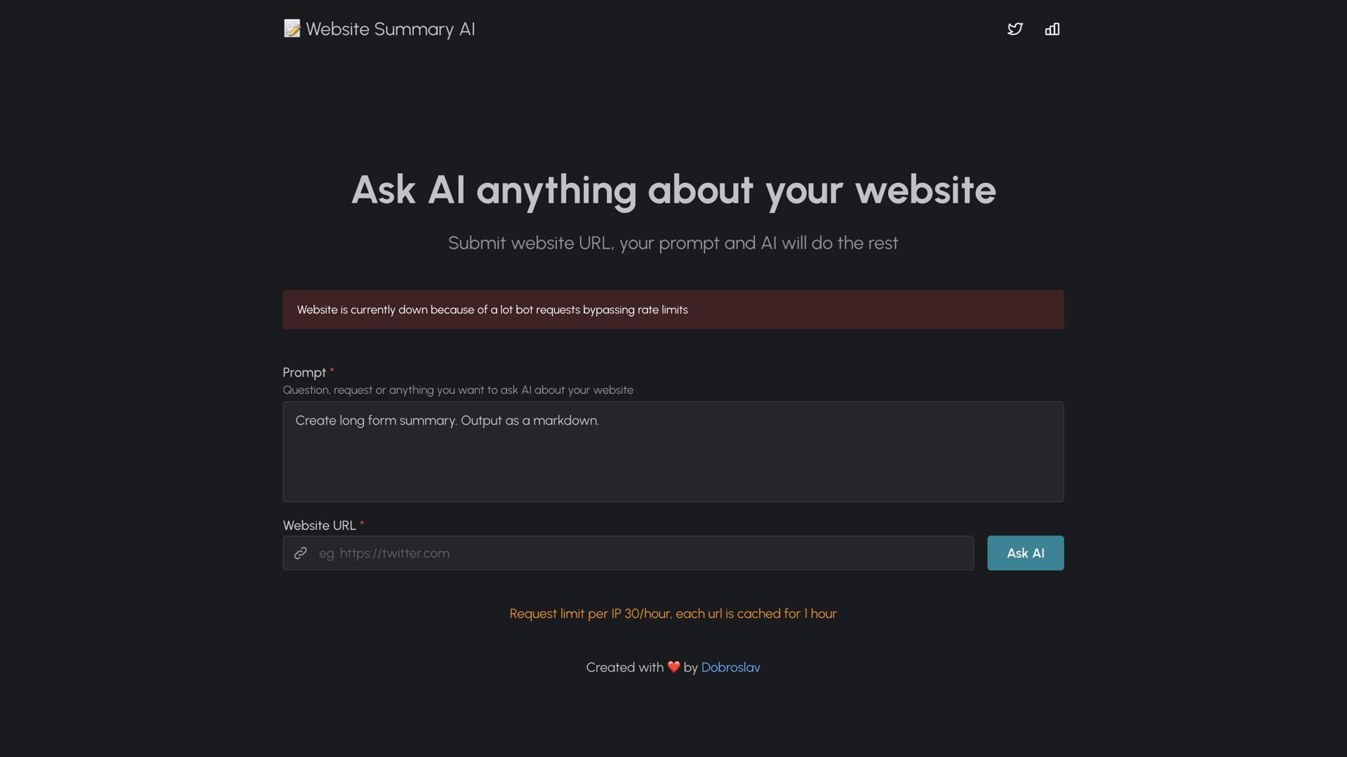 Website Summary AI
