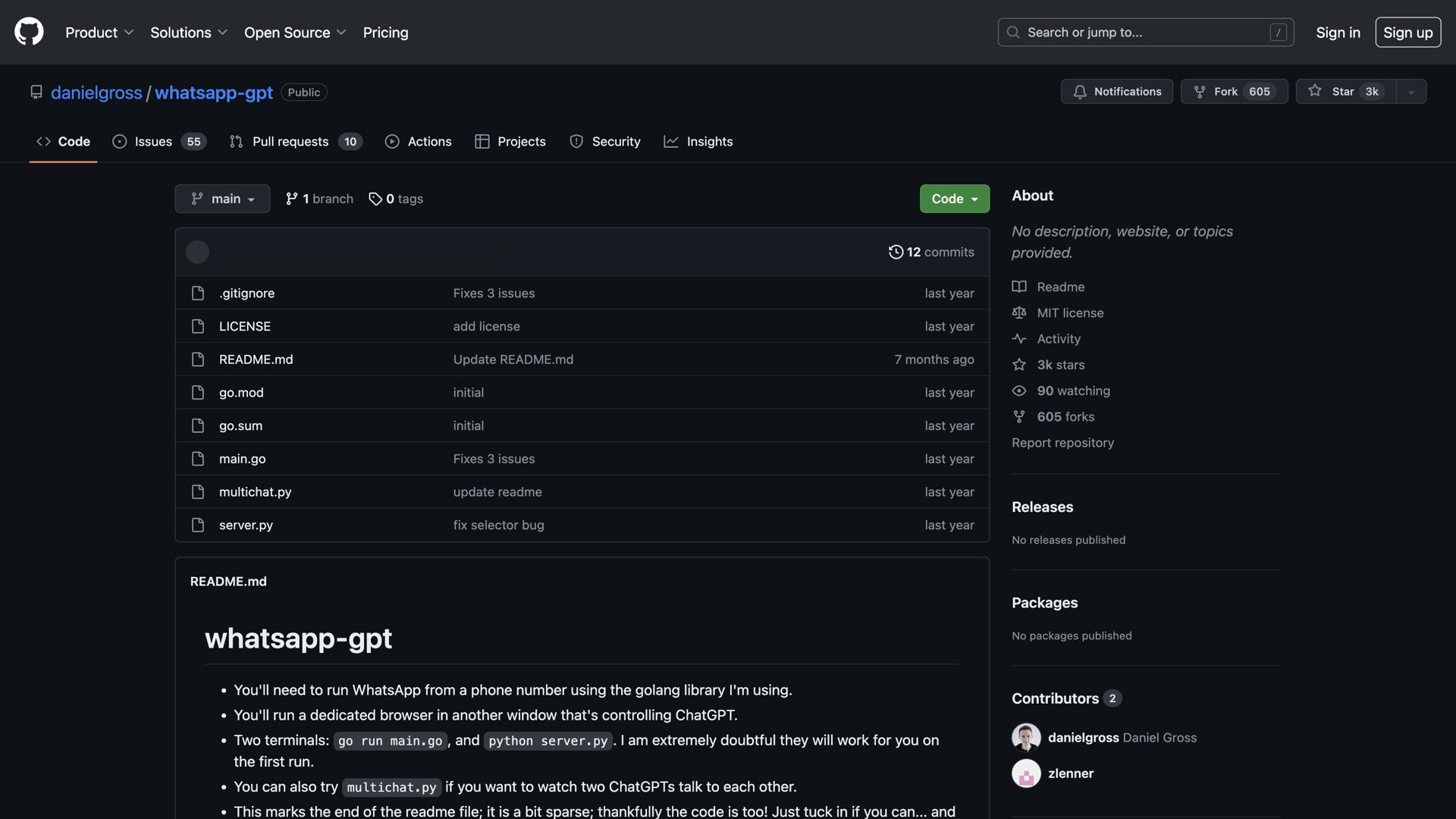WhatsApp ChatGPT Bot