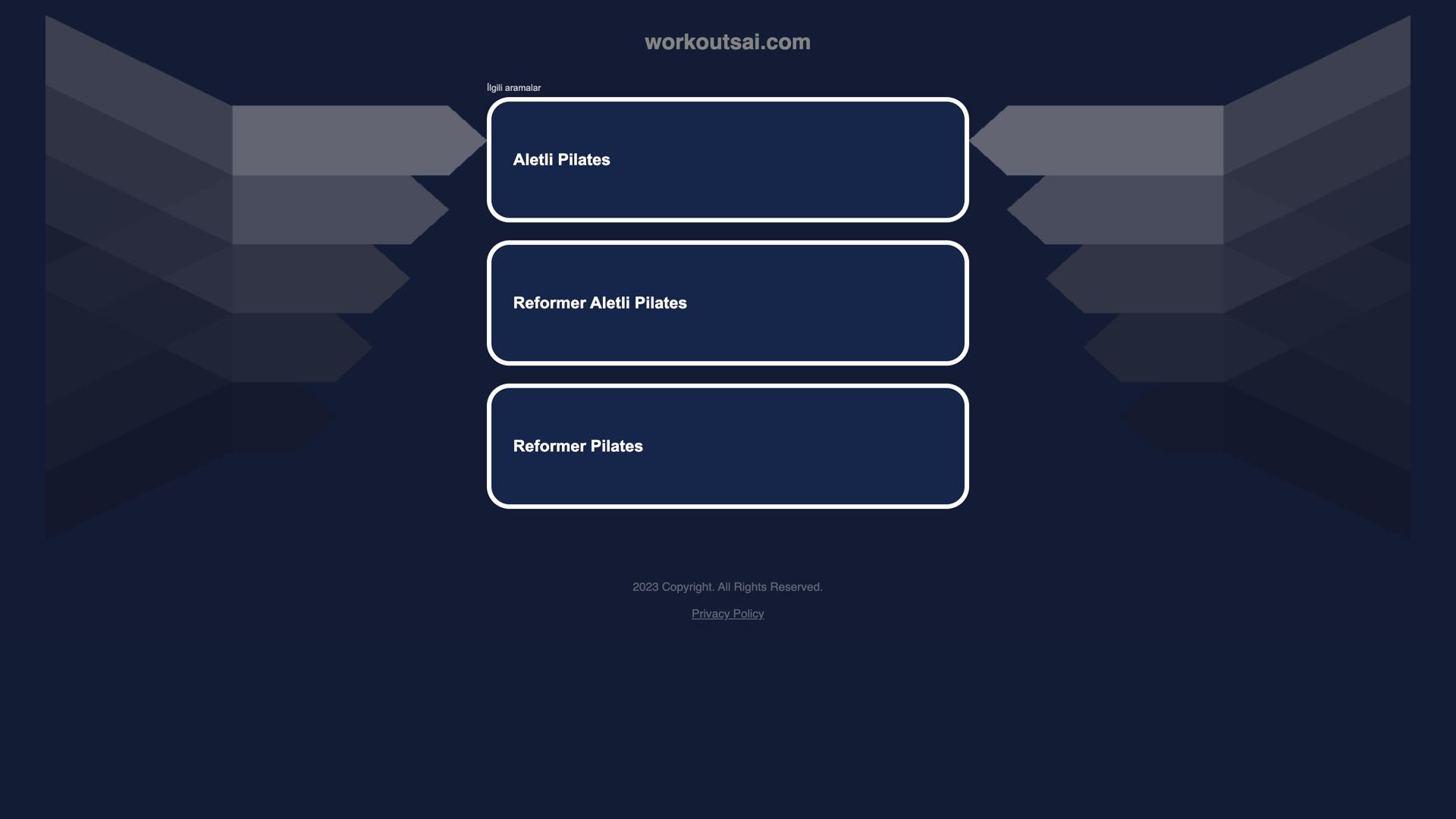 Workouts – AI Powered Workout Plans