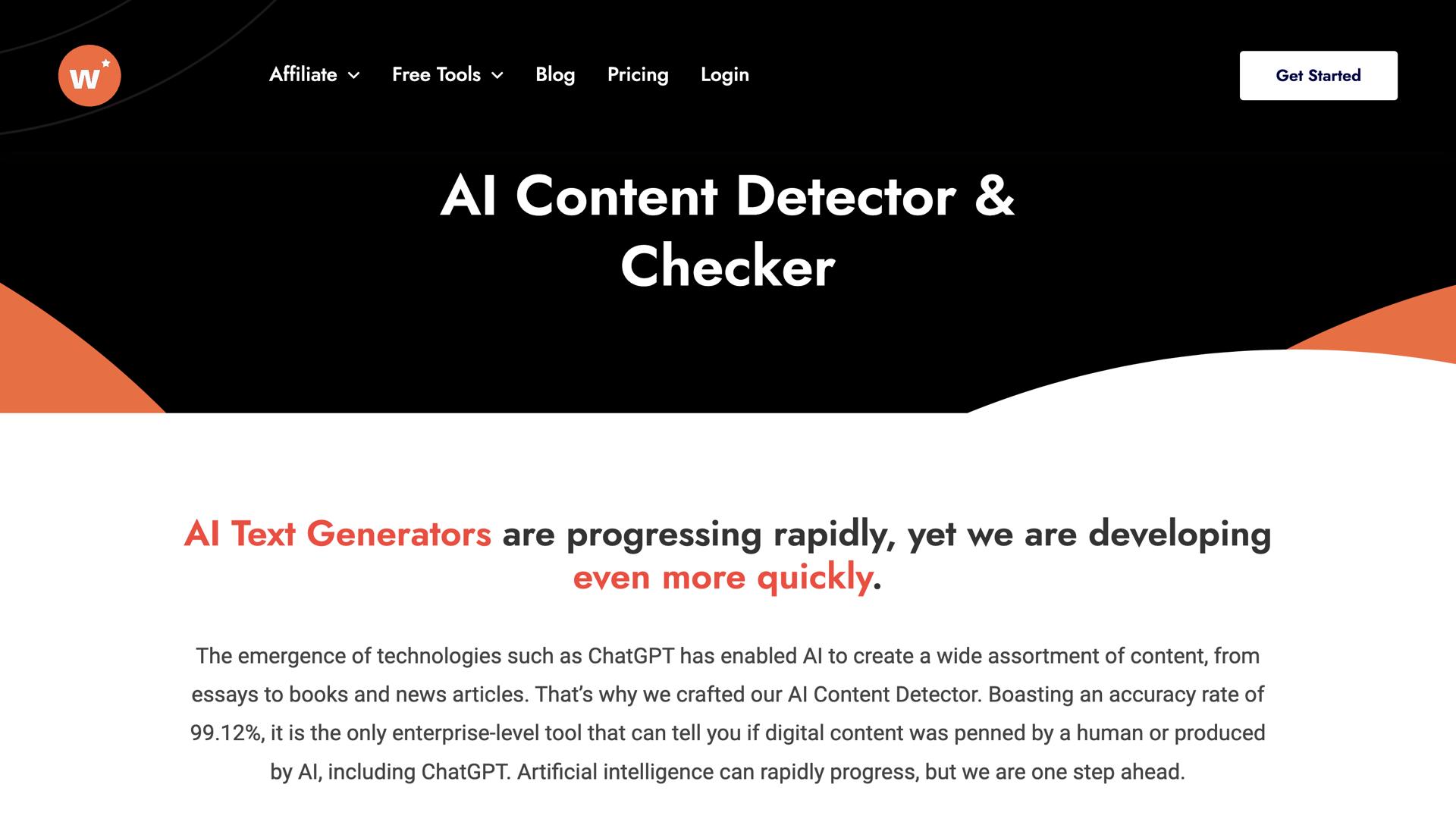 Writecream AI Content Detector