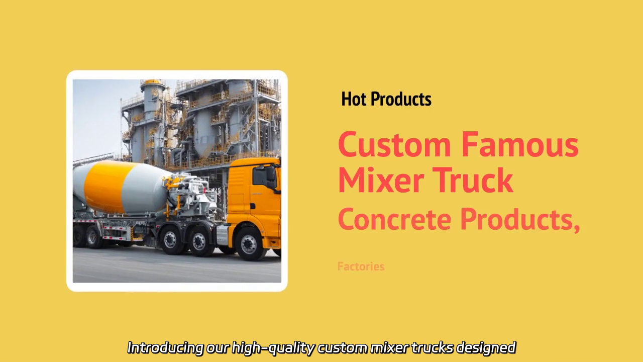 High-Quality Custom Mixer Trucks for Concrete Solutions