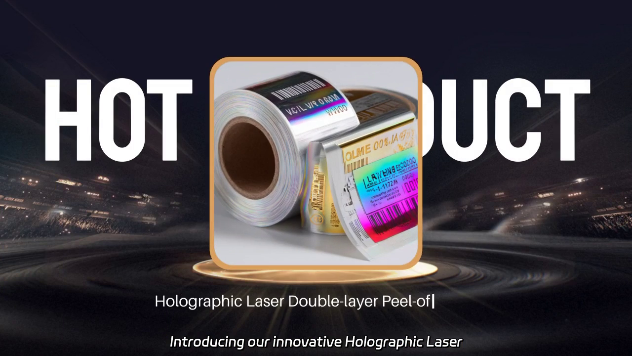 Holographic Laser Dual-layer Peel-off Label