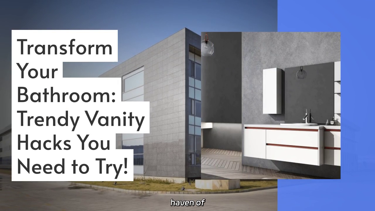 Sleek Serenity: Transform Your Bathroom with Shute Series Vanities