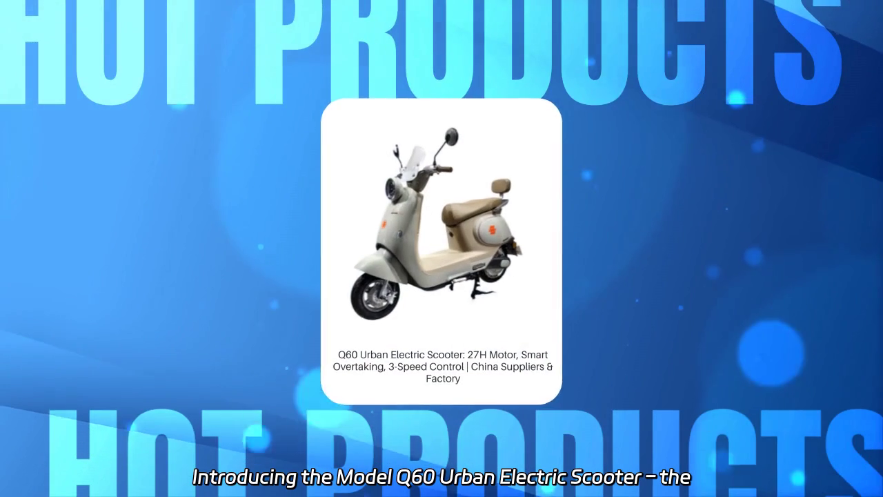 Q60 Urban Electric Scooter: Smooth Ride