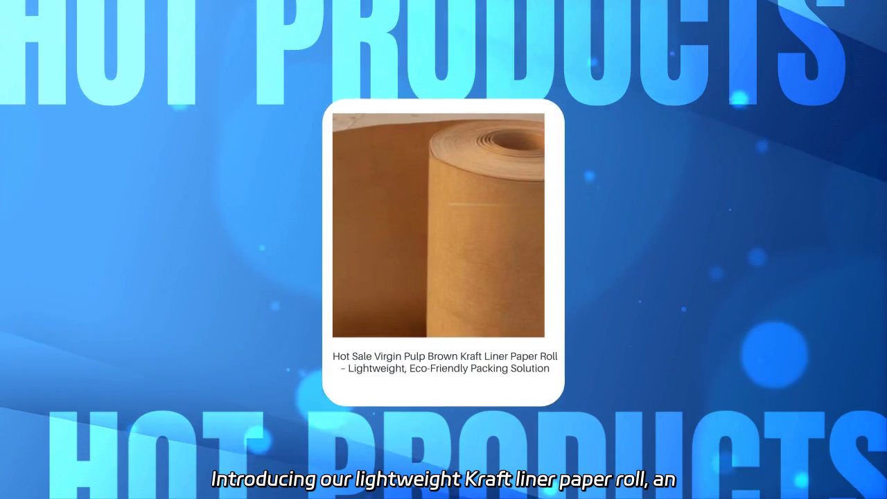 Lightweight Kraft Liner Paper Roll for Eco-Friendly Packaging Solutions