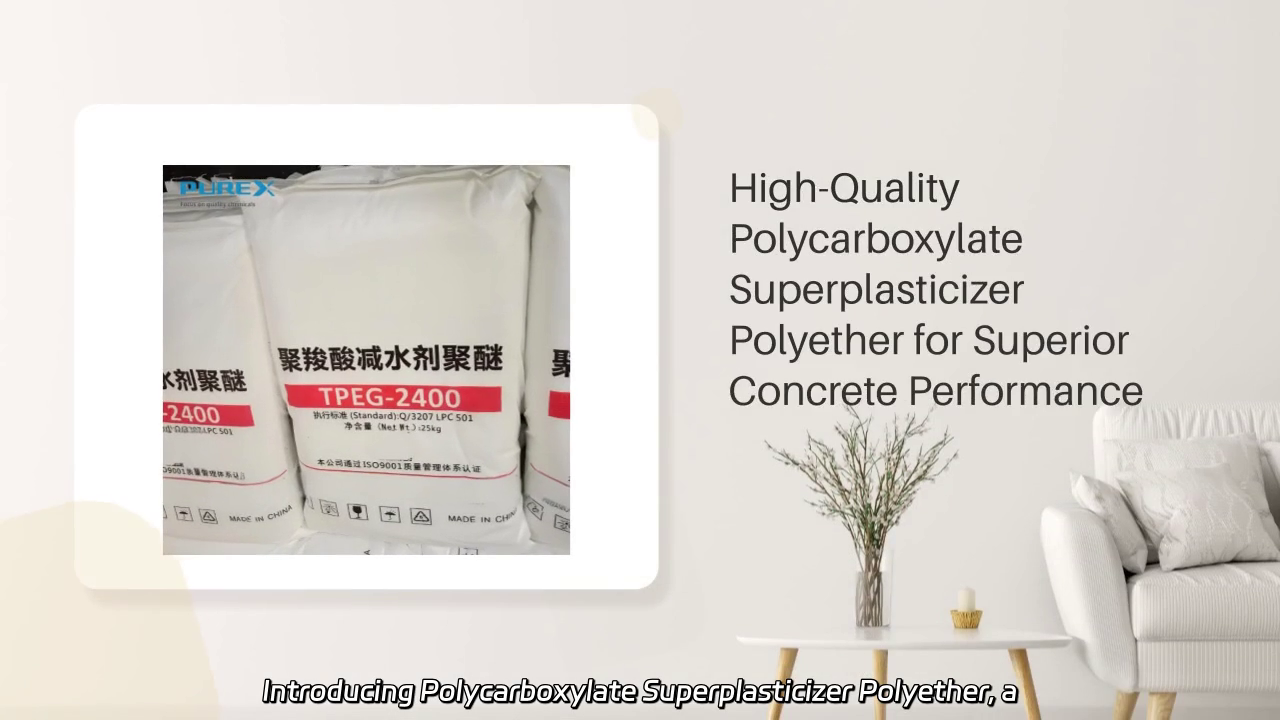 Polycarboxylate Superplasticizer Polyether