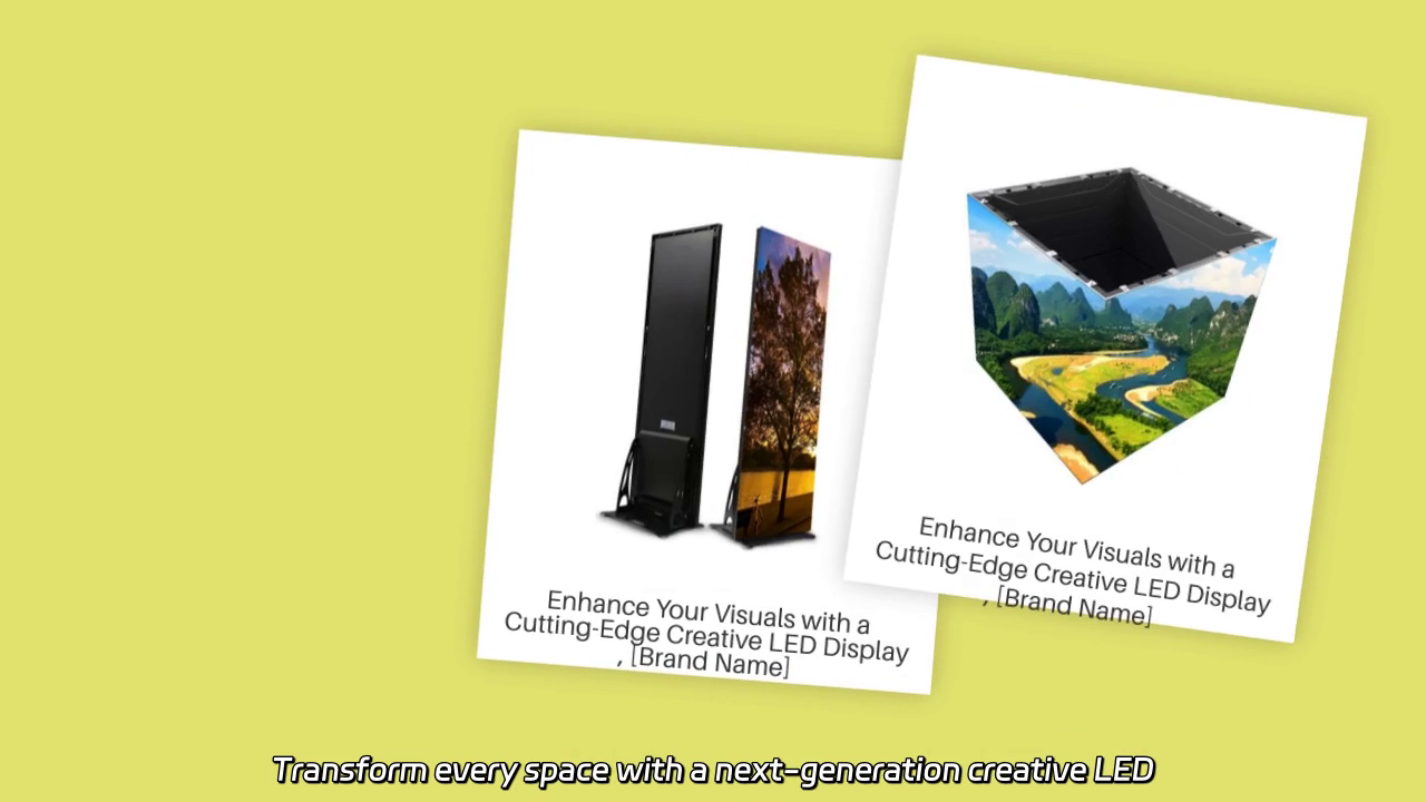 Enhance Your Visuals with a Cutting-Edge Creative LED Display