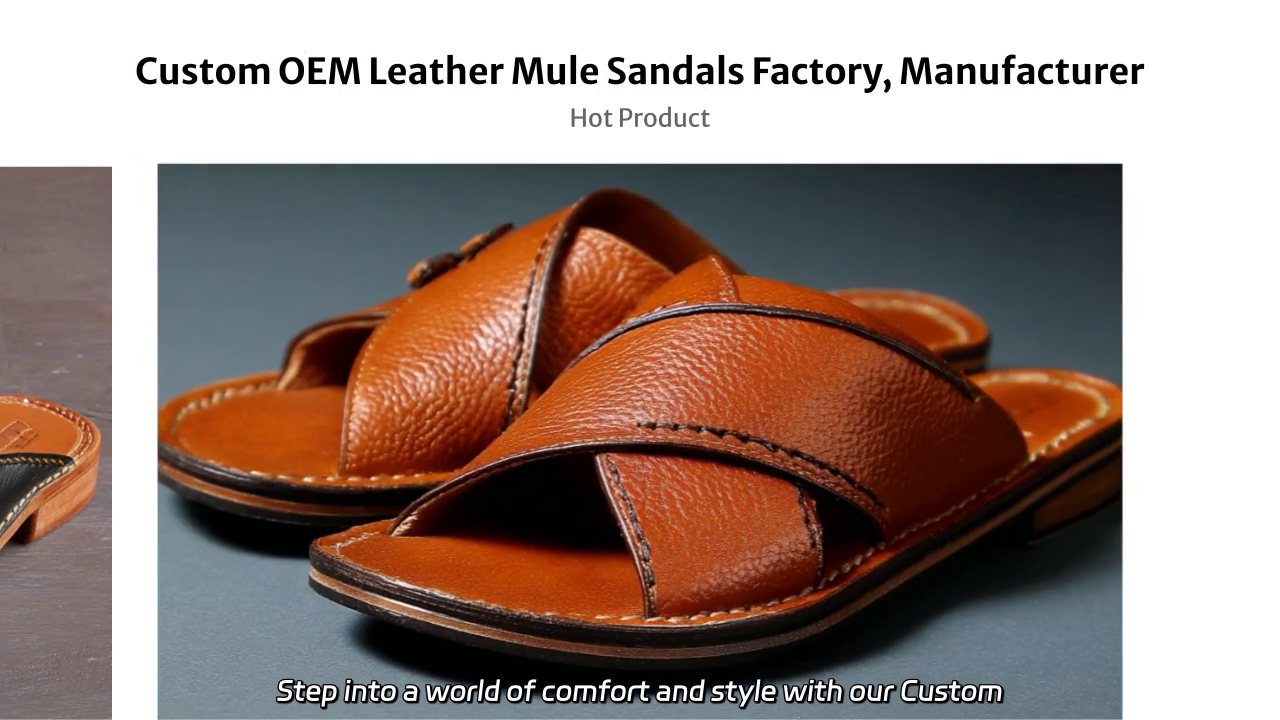 Custom Handmade Leather Mule Sandals: Quality and Comfort in Every Step