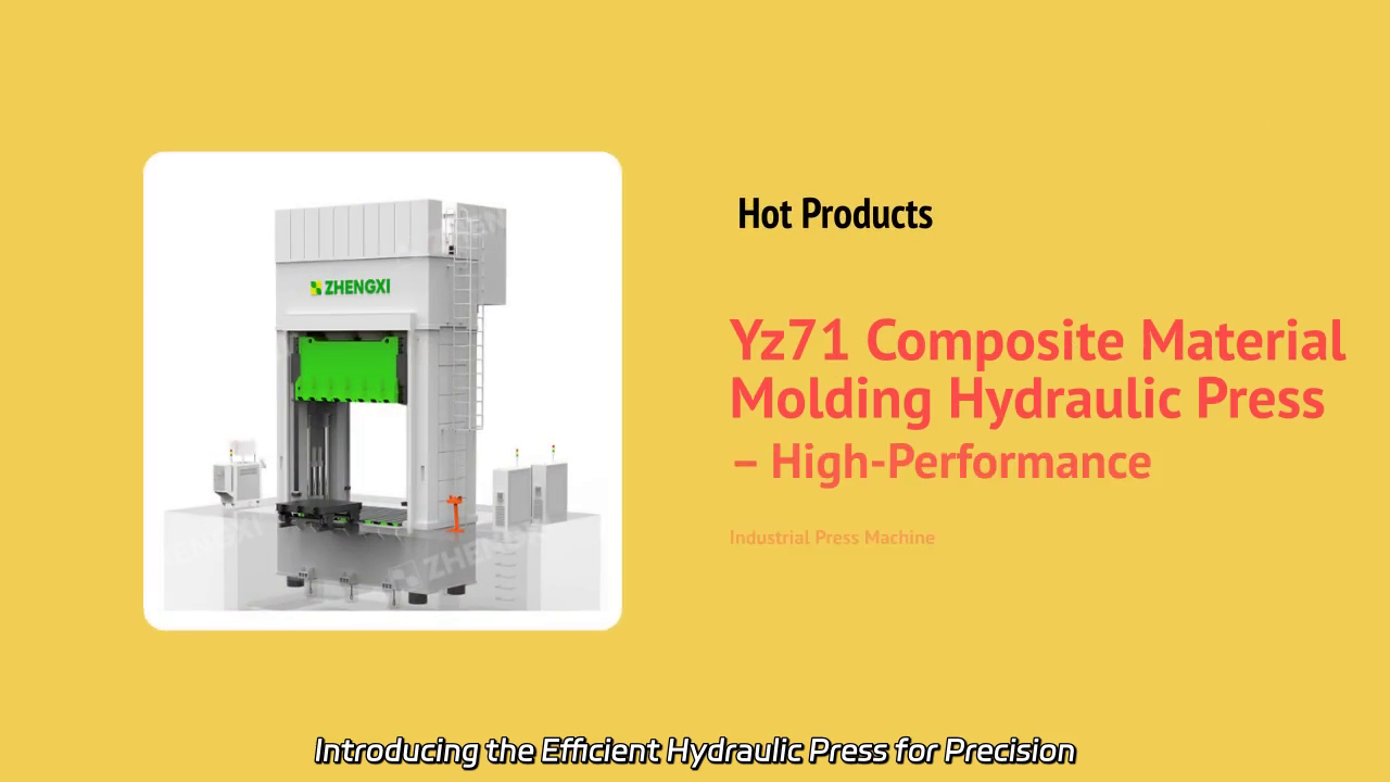 Efficient Hydraulic Press for Precision Composite Molding
