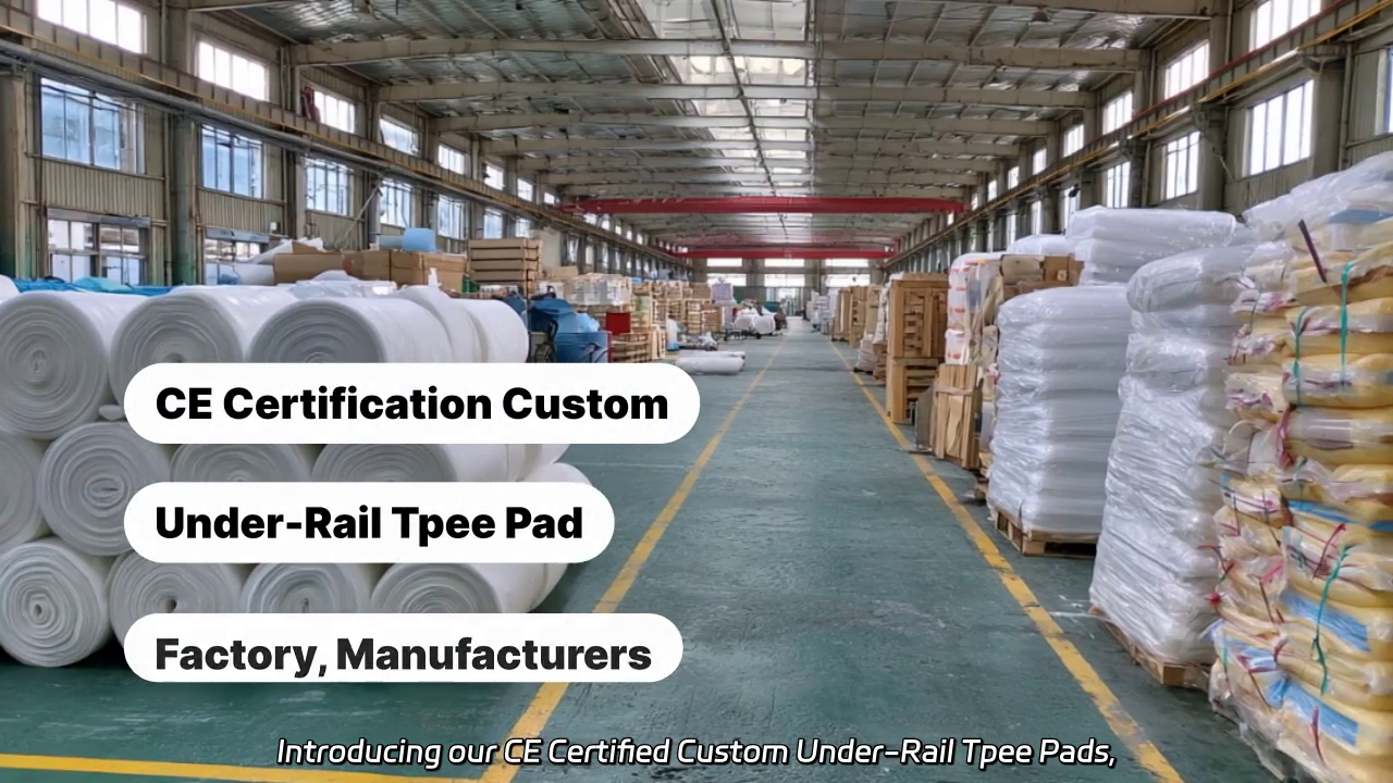 CE Certified Custom Under-Rail Tpee Pads