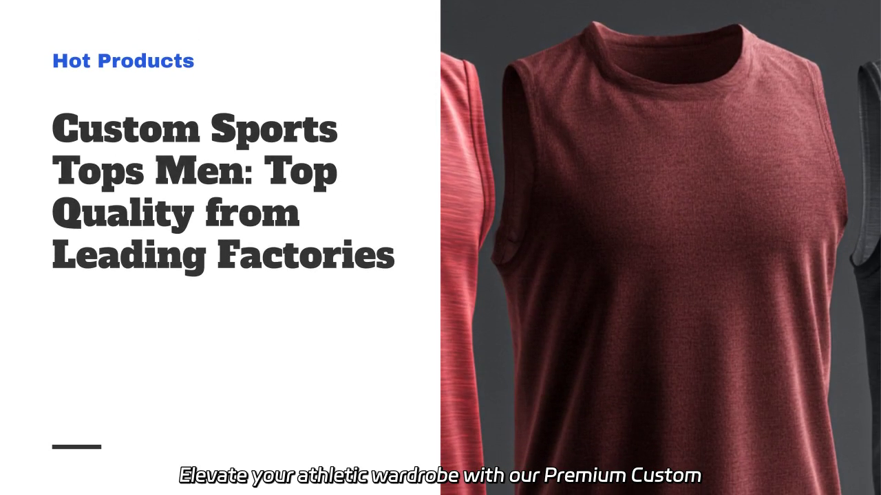 Premium Custom Sports Tops for Men: Unmatched Quality from Leading Manufacturers