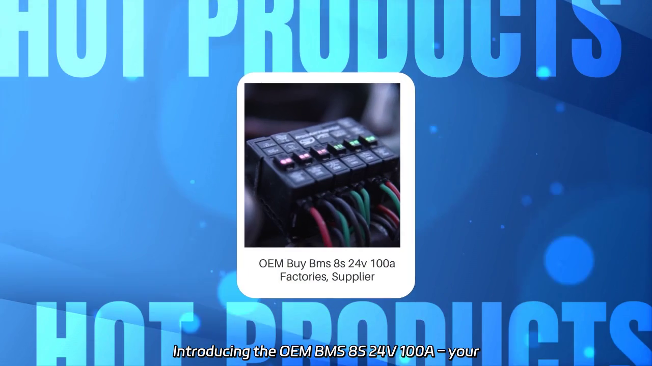OEM BMS 8S 24V 100A - Reliable Power Management Solution for Your Needs