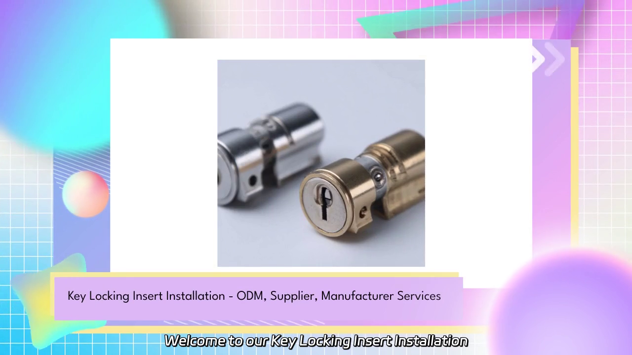 Key Locking Insert Installation Guide