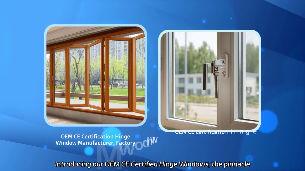 OEM CE Certified Hinge Windows - Quality Manufacturing Showcase