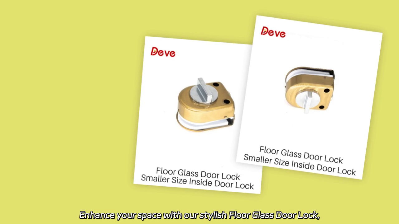 Floor Glass Door Lock - Enhance Your Security with Style