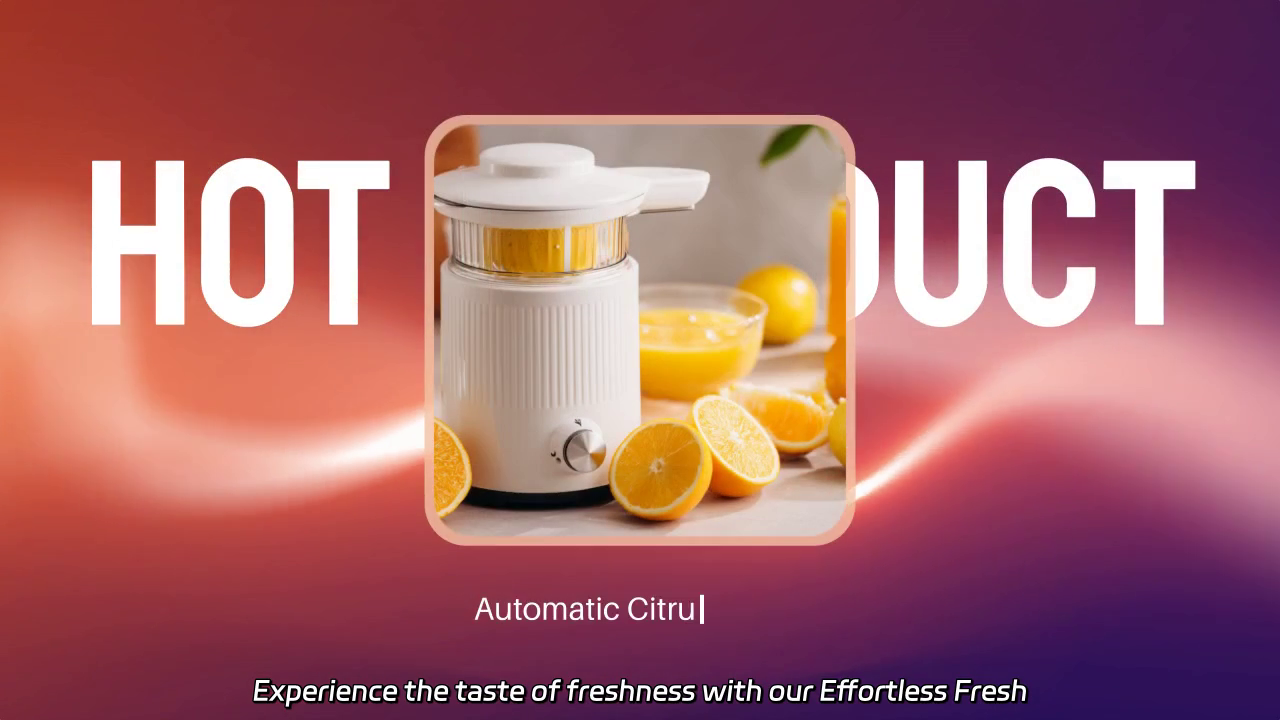 Effortless Fresh Juice