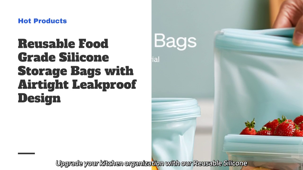 Reusable Silicone Storage Bags: Airtight