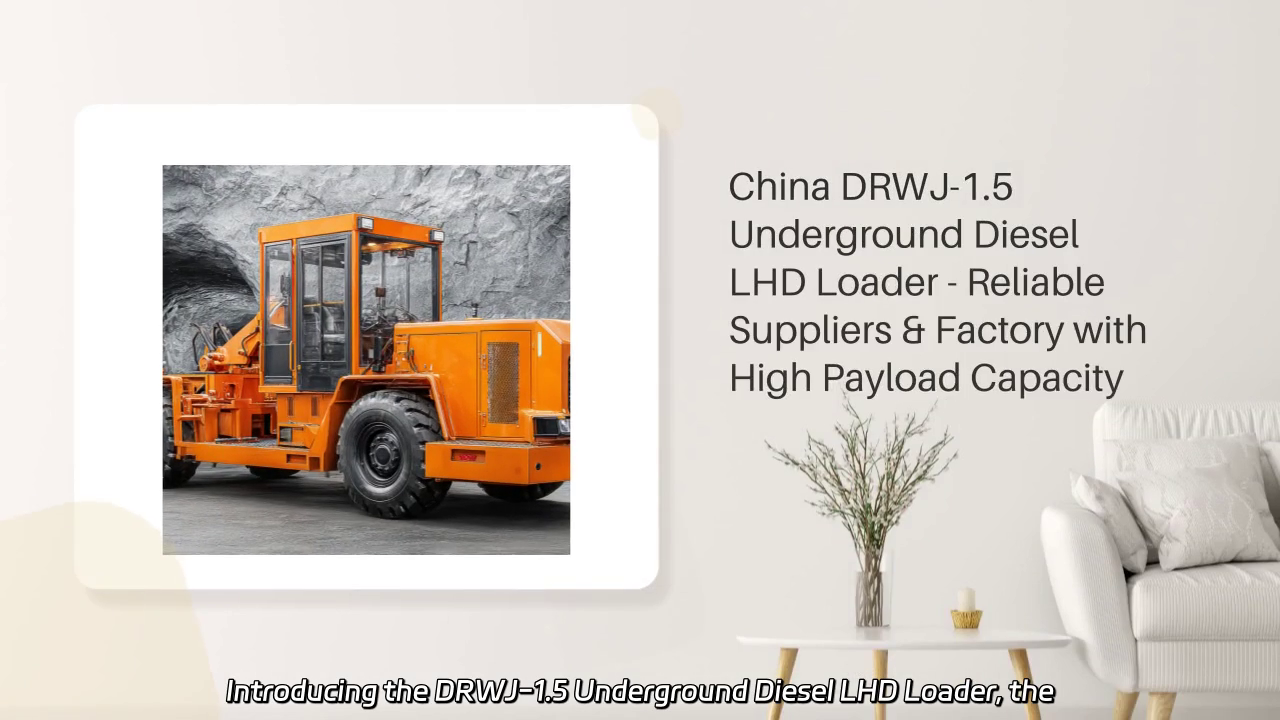 Compact and Efficient Underground Diesel LHD Loader for Small-Scale Mining