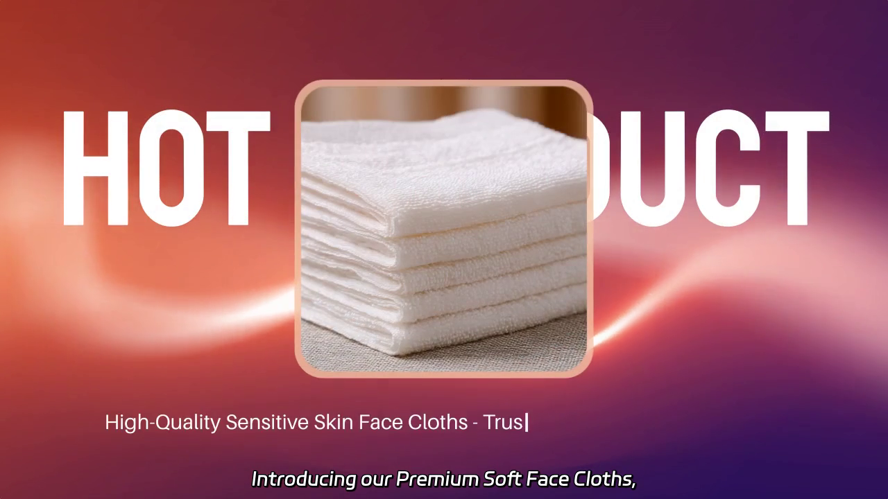 Premium Soft Face Cloths for Sensitive Skin