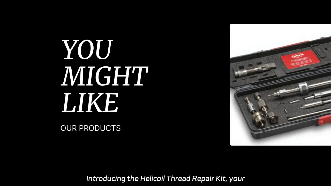 Helicoil Thread Repair Kit: Efficient Thread Insert Installation Guide