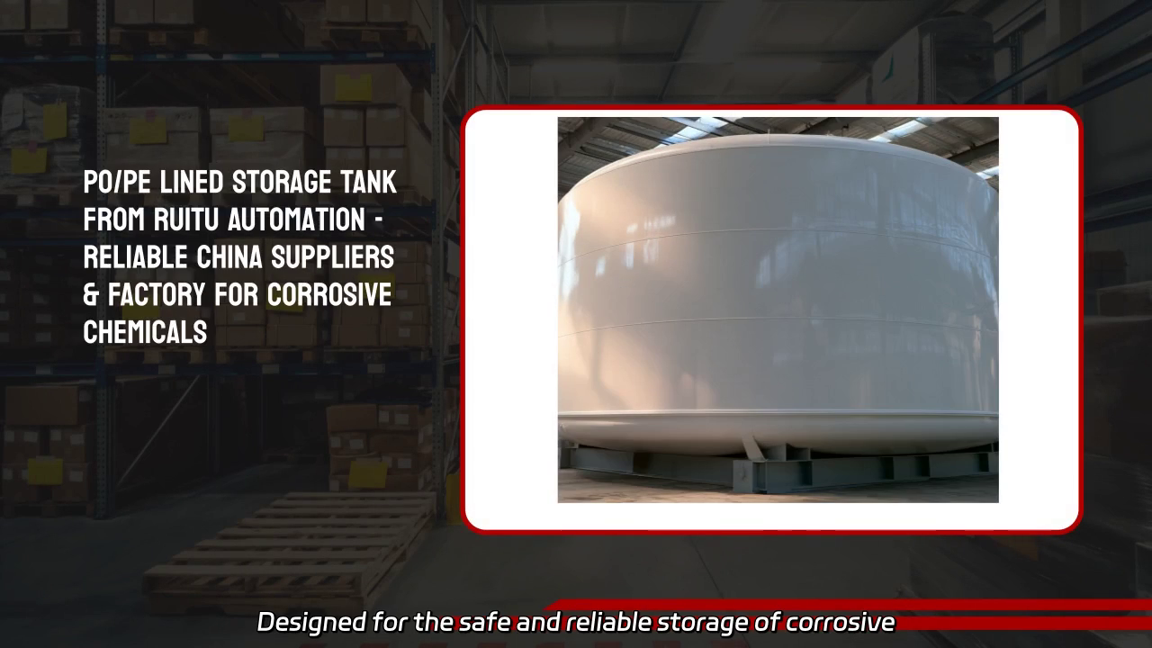 PO/PE Lined Storage Tank for Corrosive Chemical Storage