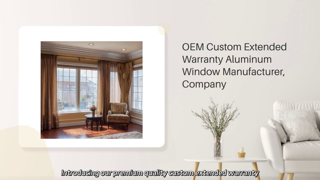 Premium Quality Custom Extended Warranty Aluminum Windows