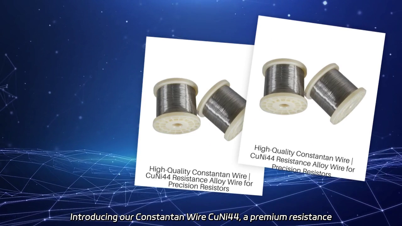 Constantan Wire / CuNi44 Resistance Alloy Wire for Precision Applications
