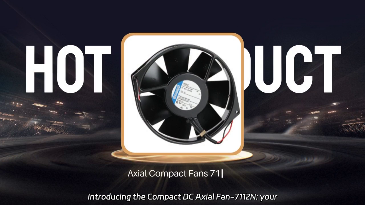 Compact DC Axial Fan-7112N: Powerful Cooling in a Small Package