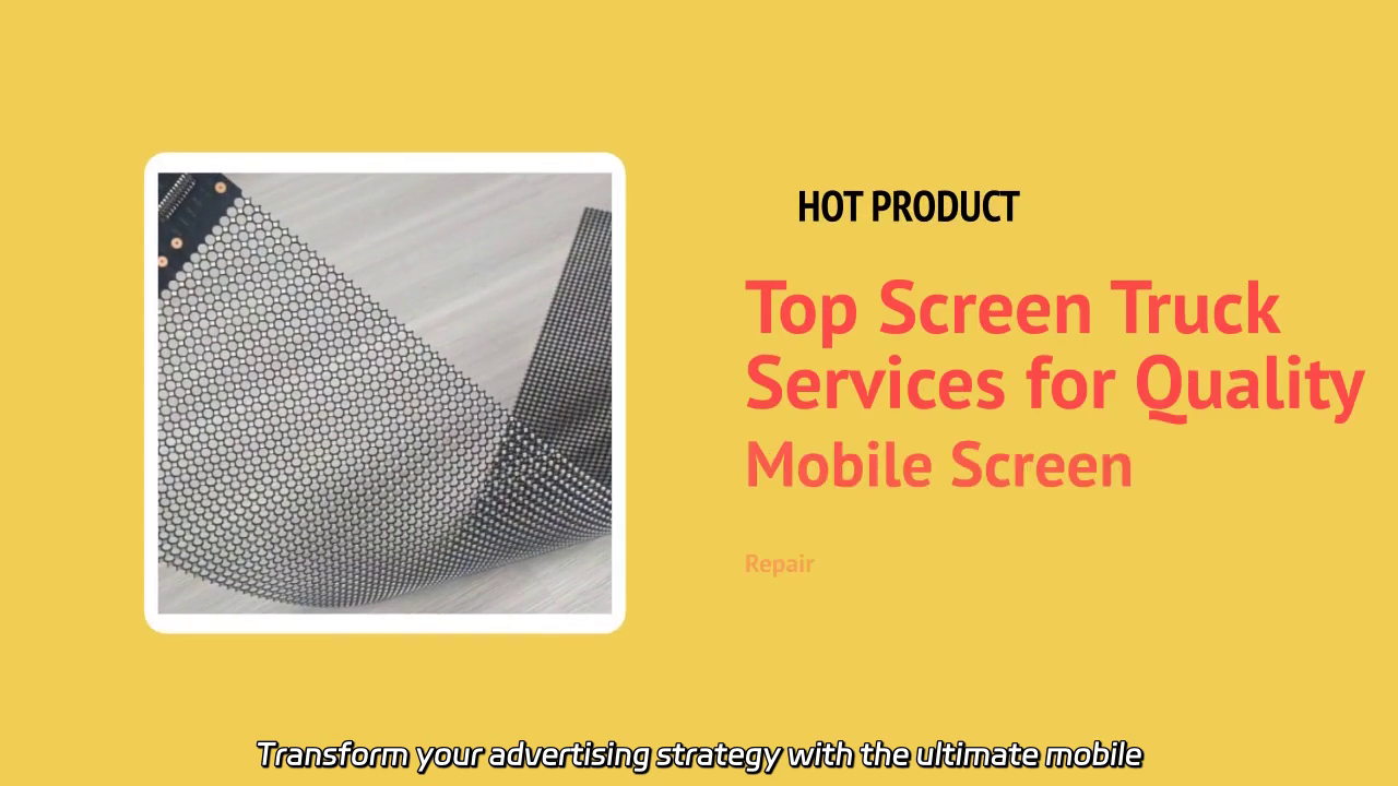 Revolutionize Your Advertising with the Ultimate Mobile LED Screen Solution