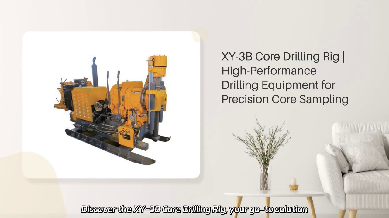 XY-3B Core Drilling Rig: Versatile Drilling Solutions for Solid Bed Exploration