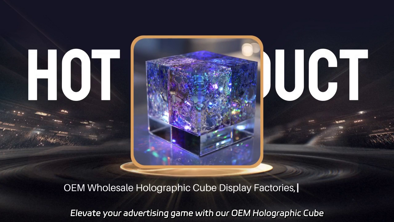 OEM Holographic Cube Display: Wholesale Solutions and Services