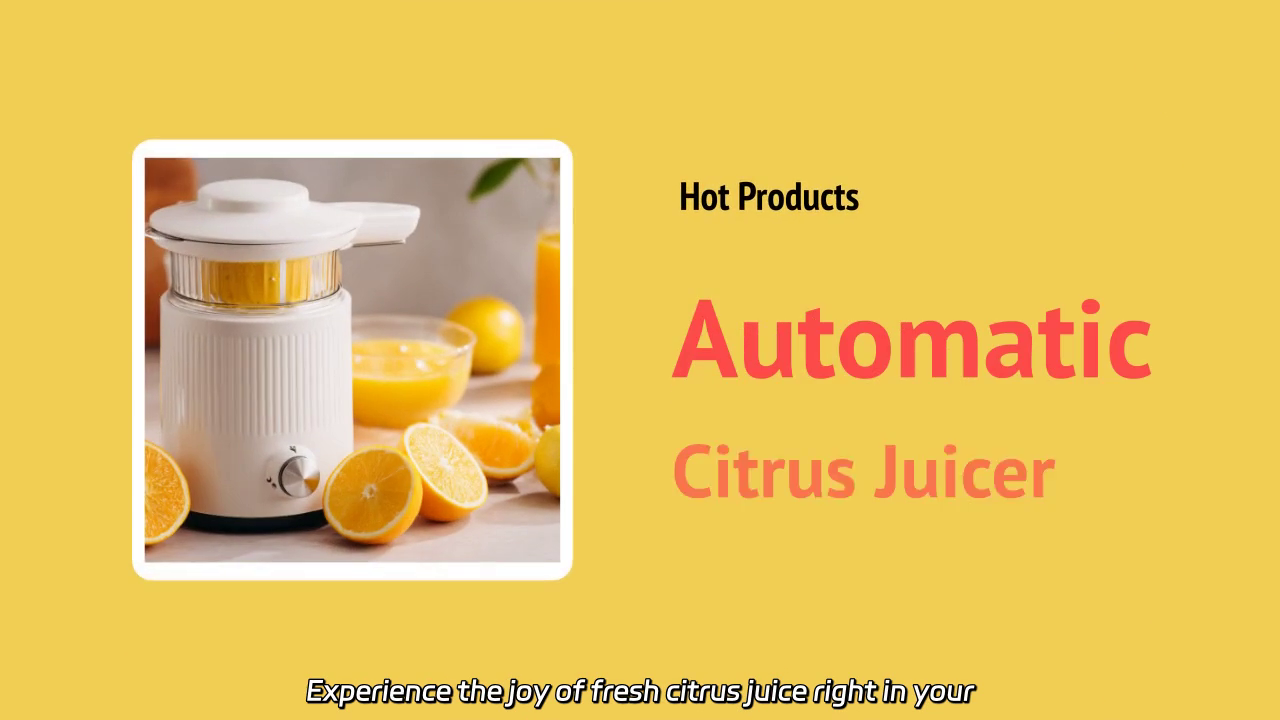 Effortless Citrus Juicing at Home