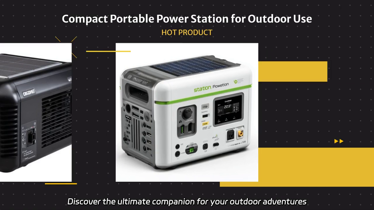 Compact and Versatile Portable Power Station for Outdoor Adventures