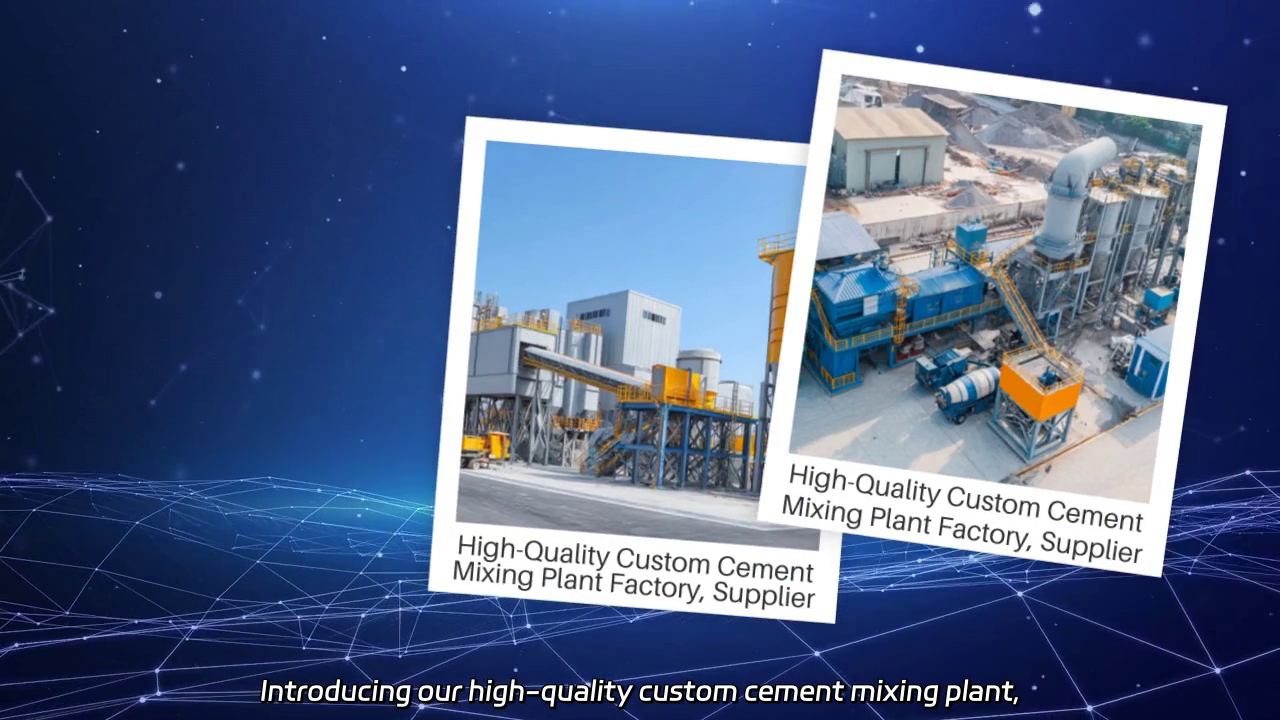 High-Quality Custom Cement Mixing Plant