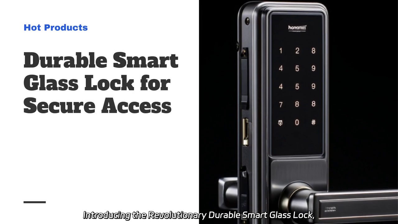 Revolutionary Durable Smart Glass Lock for Ultimate Security and Style